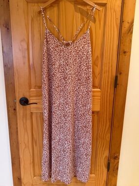 Old Navy Maxi Shift Dress with Tie Back XL